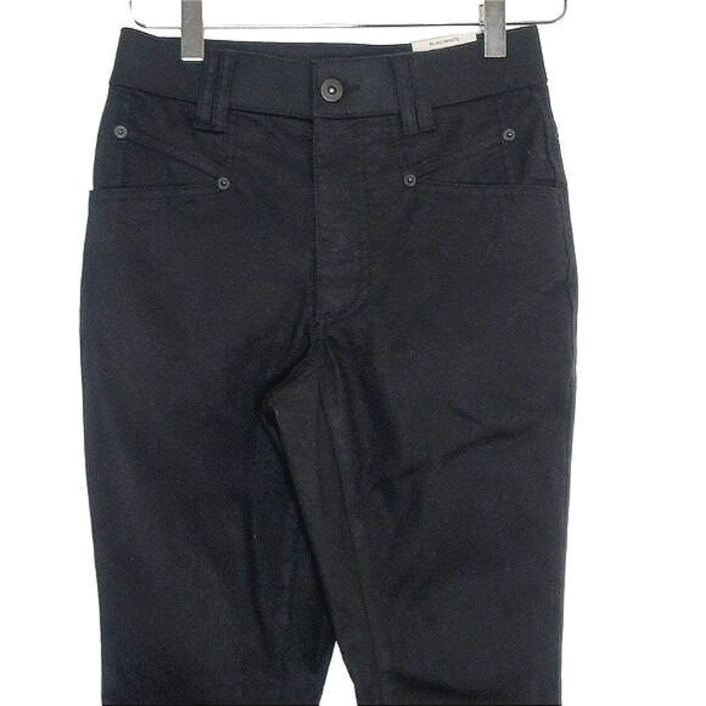 INC International Concepts Black Skinny Jeans 25 Denim Cozy Cotton Blend Goth